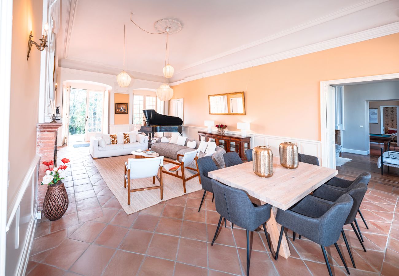 View of Château de Beaudesert, holiday home with private pool