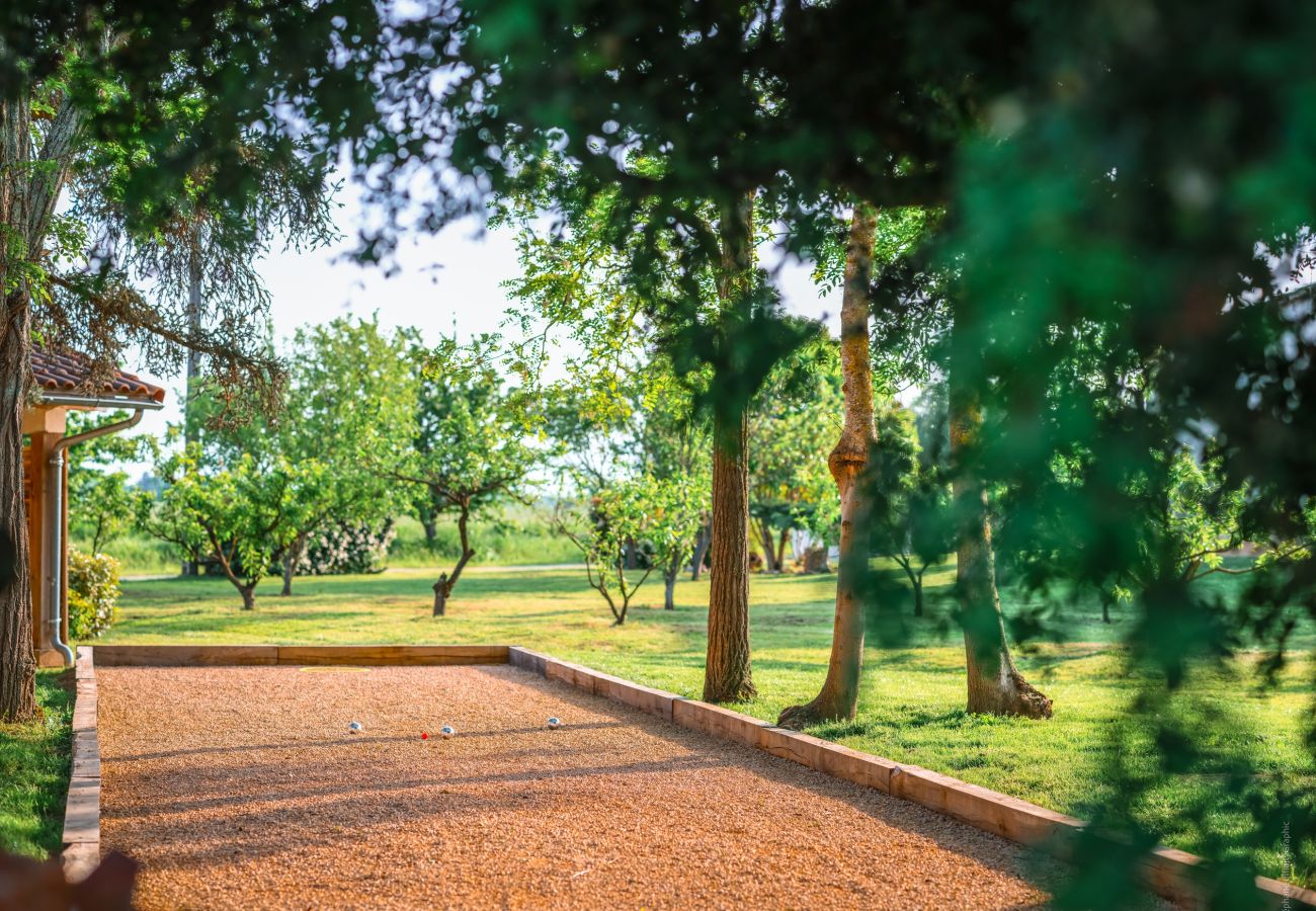 Casa rural con piscina climatizada en Gaillac, naturaleza, encanto de antaño y calidez en los viñedos de Tarn.